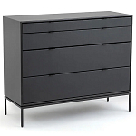 Комод из металла и кожи Guarin Chest of Drawers варинант исполнения - 1 | Loft Concept в Тюмени