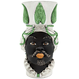Ваза Vase Moro Man Giant With Leaf Green