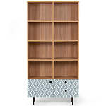 Широкий стеллаж с принтом Elise Rack варинант исполнения - 14 | Loft Concept в Тюмени