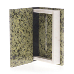 Шкатулка в виде книги из натурального камня змеевик Stone Casket варинант исполнения - 3 | Loft Concept в Тюмени