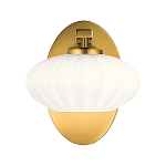  Бра с круглым плафон из матового белого стекла Kichler варинант исполнения - 7 | Loft Concept в Тюмени