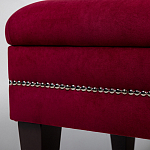Мягкая банкетка с зоной для хранения Casket Red варинант исполнения - 4 | Loft Concept в Тюмени