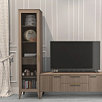 Витрина левая 1-дверная с ящиком и 5-ю полками Harper Line варинант исполнения - 3 | Loft Concept в Тюмени