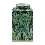 Ваза с малахитовым узором MALACHITE варинант исполнения - 1 | Loft Concept в Тюмени