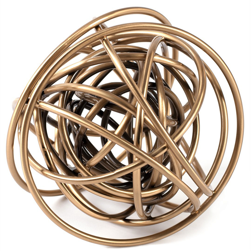 Аксессуар Knot Sculpture Серебряный Золотой Аксессуар Knot Sculpture Серебряный Золотой в Тюмени | Loft Concept