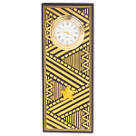 Часы подарочные настольные в виде погона Генерала из натурального камня Змеевик Gold Military Clock варинант исполнения - 4 | Loft Concept в Тюмени