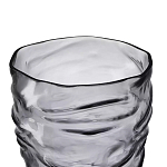 Ваза стеклянная фактурная Crumpled Vase 25,3 см варинант исполнения - 2 | Loft Concept в Тюмени
