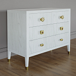 Бельевой Комод с 4 ящиками Elsa Dreams White варинант исполнения - 1 | Loft Concept в Тюмени