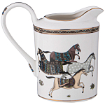 Чайный сервиз из фарфора с изображением лошадей на 6 персон 15 предметов Porcelain Horse Set  варинант исполнения - 5 | Loft Concept в Тюмени