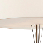 Люстра круглая с белым тканевым абажуром  White Light Diffuser варинант исполнения - 2 | Loft Concept в Тюмени