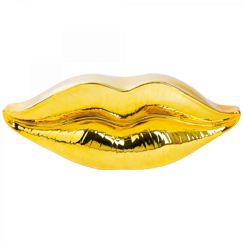 Настенный декор LIPS wall accessory GOLD Глянцевое золото Настенный декор LIPS wall accessory GOLD Глянцевое золото в Тюмени | Loft Concept