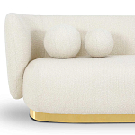 Диван с обивкой букле Ambrose Soft Boucle Sofa варинант исполнения - 4 | Loft Concept в Тюмени
