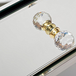 Тумбочка зеркальная с ящиком Mirror Chrome Cabinet варинант исполнения - 4 | Loft Concept в Тюмени