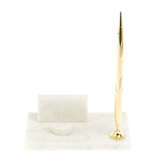 Подставка для телефона с ручкой из натурального камня креноид Natural Stone Stand варинант исполнения - 2 | Loft Concept в Тюмени