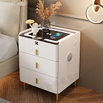 Умная прикроватная тумбочка c зарядкой для телефона Smart Furniture варинант исполнения - 1 | Loft Concept в Тюмени