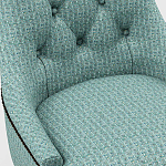 Мебельная ткань Шенилл бирюзовый цвет 142 см T4-61 варинант исполнения - 7 | Loft Concept в Тюмени