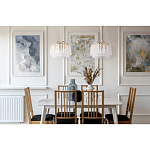 Люстра с подвесными рифлеными стеклянными трубками Nembus варинант исполнения - 23 | Loft Concept в Тюмени