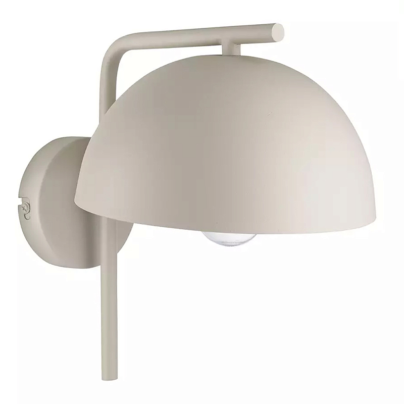 Бра бежевое с полукруглым плафоном Beige Wall Lamp Бежевый Бра бежевое с полукруглым плафоном Beige Wall Lamp Бежевый в Тюмени | Loft Concept