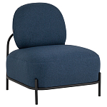 Кресло в синей рогожке COLOR BLOCK варинант исполнения - 1 | Loft Concept в Тюмени
