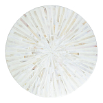 Столик с инкрустацией с перламутровым узором Dominic White варинант исполнения - 2 | Loft Concept в Тюмени