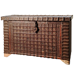 Большой Этнический сундук с металлическим декором  варинант исполнения - 3 | Loft Concept в Тюмени