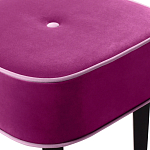 Квадратный мягкий пуф на черных ножках Winton Pouf Square варинант исполнения - 18 | Loft Concept в Тюмени