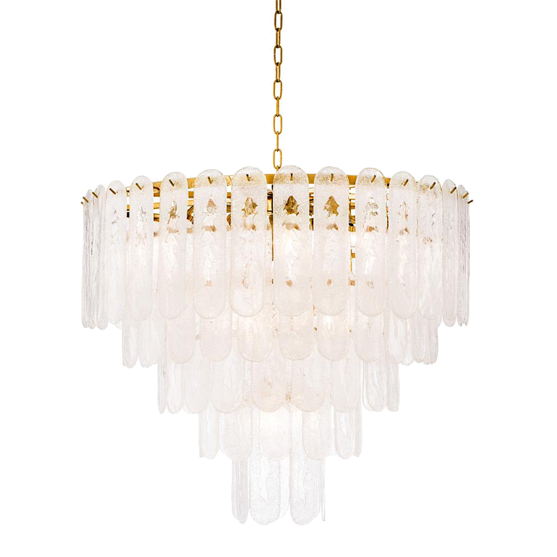 Люстра Chandelier Riveria Золотой Прозрачный Люстра Chandelier Riveria Золотой Прозрачный в Тюмени | Loft Concept