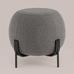 Пуф в ткани букле темно-серого цвета Pikelet варинант исполнения - 2 | Loft Concept в Тюмени