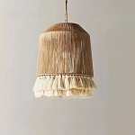 Люстра круглая плетеная с кисточками Small Solar Glow варинант исполнения - 3 | Loft Concept в Тюмени