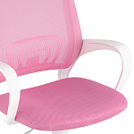 Офисное кресло с основанием из белого пластика Desk chairs Pink варинант исполнения - 6 | Loft Concept в Тюмени