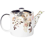 Чайный сервиз из фарфора с цветочным принтом на 6 персон 14 предметов Garden Whisper Porcelain Set  варинант исполнения - 1 | Loft Concept в Тюмени