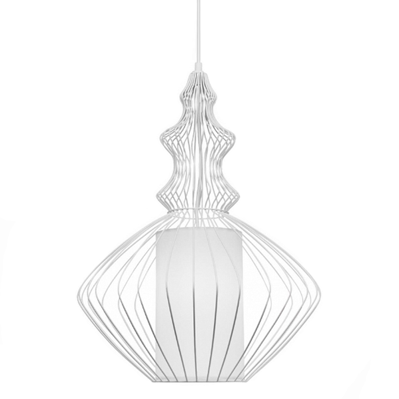 Подвесной светильник Wire Dream Pendant 2 Белый Белый Подвесной светильник Wire Dream Pendant 2 Белый Белый в Тюмени | Loft Concept