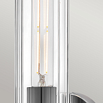 Бра для ванных комнат с прозрачным цилиндрическим плафоном на круглом основании Hinkley варинант исполнения - 10 | Loft Concept в Тюмени