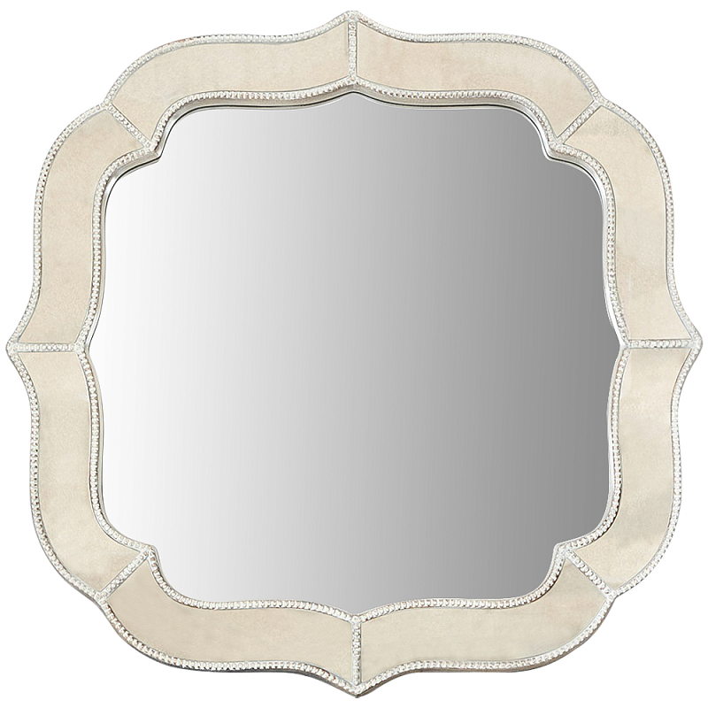 Настенное зеркало в зеркальной раме Tasse Mirror Зеркало Бежевый Настенное зеркало в зеркальной раме Tasse Mirror Зеркало Бежевый в Тюмени | Loft Concept