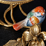 Чаша на ножке из стекла с бронзовыми элементами Bronze Branch варинант исполнения - 2 | Loft Concept в Тюмени