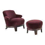 Премиальное Кресло с пуфом Turin варинант исполнения - 1 | Loft Concept в Тюмени