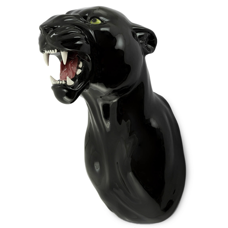 Аксессуар на стену Пантера Abhika LEOPARD HEAD HANGING Черный Аксессуар на стену Пантера Abhika LEOPARD HEAD HANGING Черный в Тюмени | Loft Concept