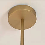 Люстра CANELLE Linear Chandelier 12 Modern Brass варинант исполнения - 4 | Loft Concept в Тюмени