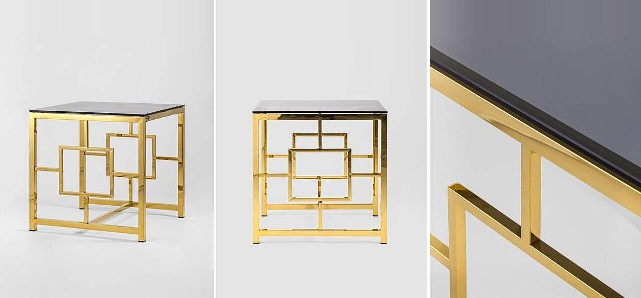 Стол приставной Milan Tables Gold Стол приставной Milan Tables Gold - Loft-Concept в Тюмени