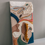 Тканый вручную текстильный гобелен Orchid варинант исполнения - 2 | Loft Concept в Тюмени