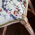Барный стул из массива бука с изображением птиц и цветов  Beige Green Chinoiserie Garden Chair варинант исполнения - 6 | Loft Concept в Тюмени