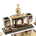 Настольный письменный набор из яшмы Manager Organizer варинант исполнения - 5 | Loft Concept в Тюмени