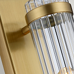 Бра вертикальное с рифленым стеклянным плафоном и прямоугольным основанием Quintiesse варинант исполнения - 4 | Loft Concept в Тюмени