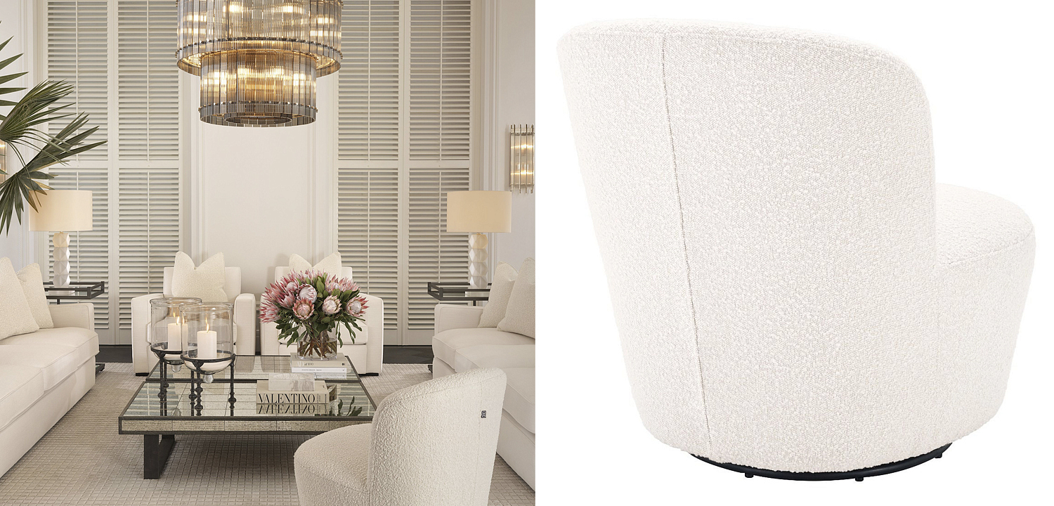 Кресло Eichholtz Swivel Chair Doria Кресло Eichholtz Swivel Chair Doria - Loft-Concept в Тюмени