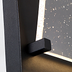 Настенный фонарь уличный прямоугольный черного цвета со стеклом с пузырьками Eurofase варинант исполнения - 3 | Loft Concept в Тюмени