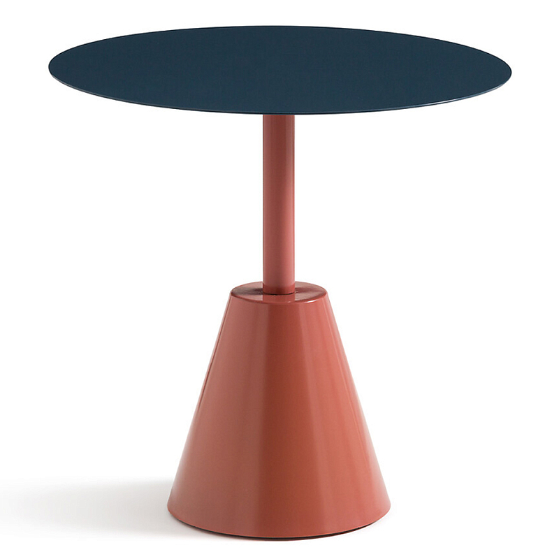 Стол для сада из стали Round Steel Синий Серый Терракотовый Стол для сада из стали Round Steel Синий Серый Терракотовый в Тюмени | Loft Concept