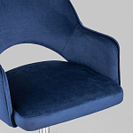 Кресло для компьютерного стола Veloury Blue варинант исполнения - 7 | Loft Concept в Тюмени