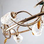 Люстра с хрустальными плафонами и декором Alvere Crystal Chandelier варинант исполнения - 4 | Loft Concept в Тюмени