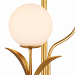 Торшер с золотым каркасом в виде стебля с листьями Inspired by Nature варинант исполнения - 2 | Loft Concept в Тюмени