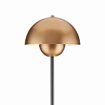 Торшер с куполообразным абажуром на чёрном мраморном основании Riverside Floor Lamp варинант исполнения - 1 | Loft Concept в Тюмени